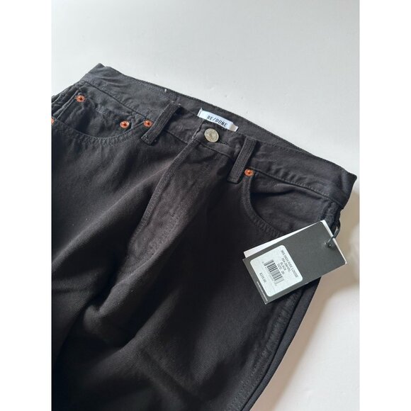 RE/DONE 90s High Rise Loose Jeans Black - Picture 7 of 9
